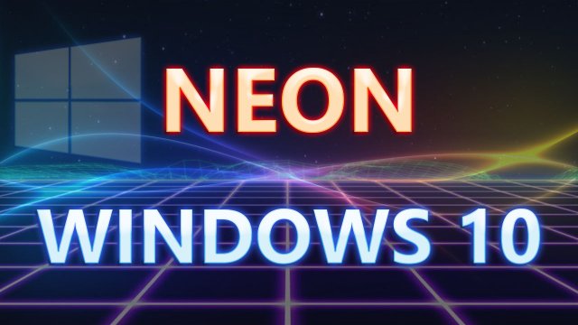 Демонстрация интерфейса NEON в Windows 10