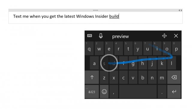 Windows 10 Build 16215 улучшает работу с программной и аппаратной клавиатурой и голосовым набором текста