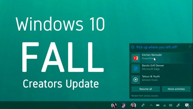 5 лучших функций Windows 10 Fall Creators Update