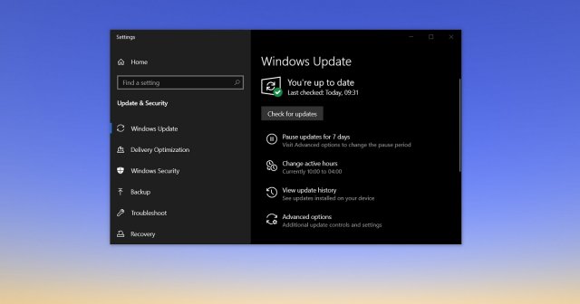 Microsoft готовится к запуску обновления Windows 10 October 2020 Update