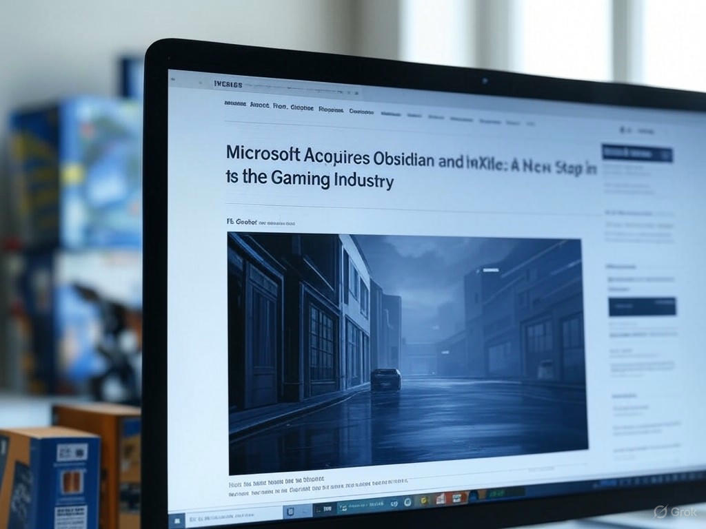 Изображение к статье: Microsoft приобрела еще две студии — Obsidian и inXile: Новый шаг в игровой индустрии - Игры на MSReview.net