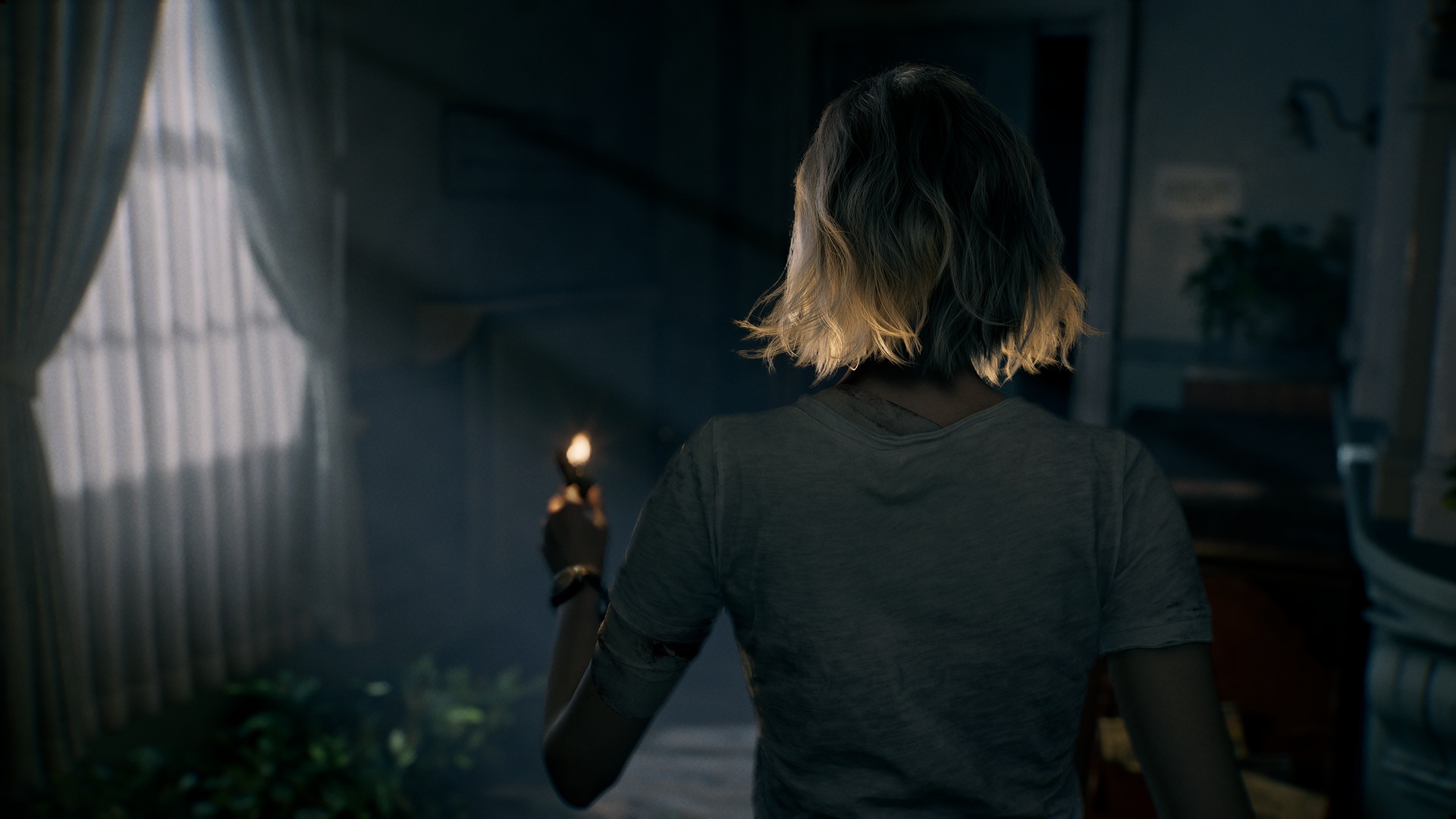 Эшкрофт держит зажигалку в Resident Evil Requiem