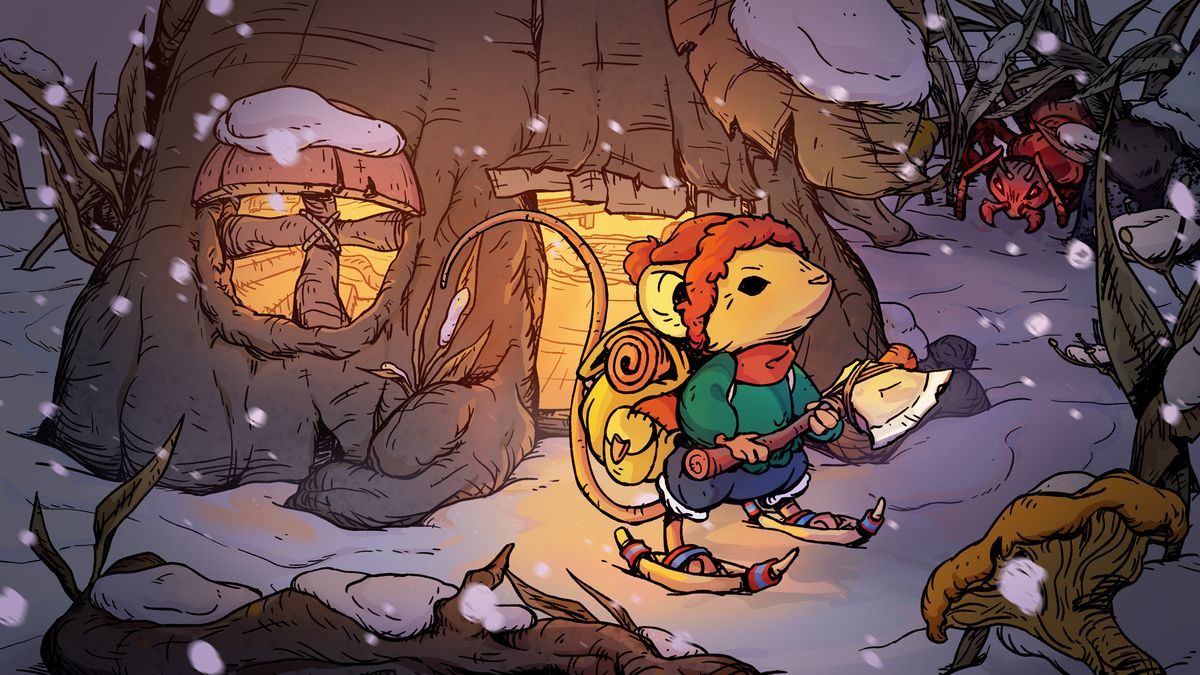 Изображение к статье: Winter Burrow: уютный симулятор выживания с мышонком в главной роли - Игры на MSReview.net
