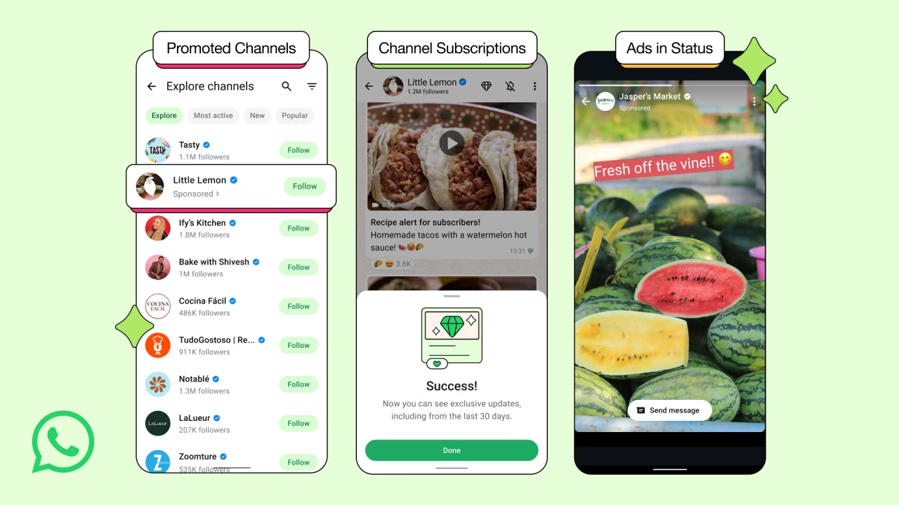 Изображение к статье: Meta собирается добавить рекламу в WhatsApp - Приложения на MSReview.net