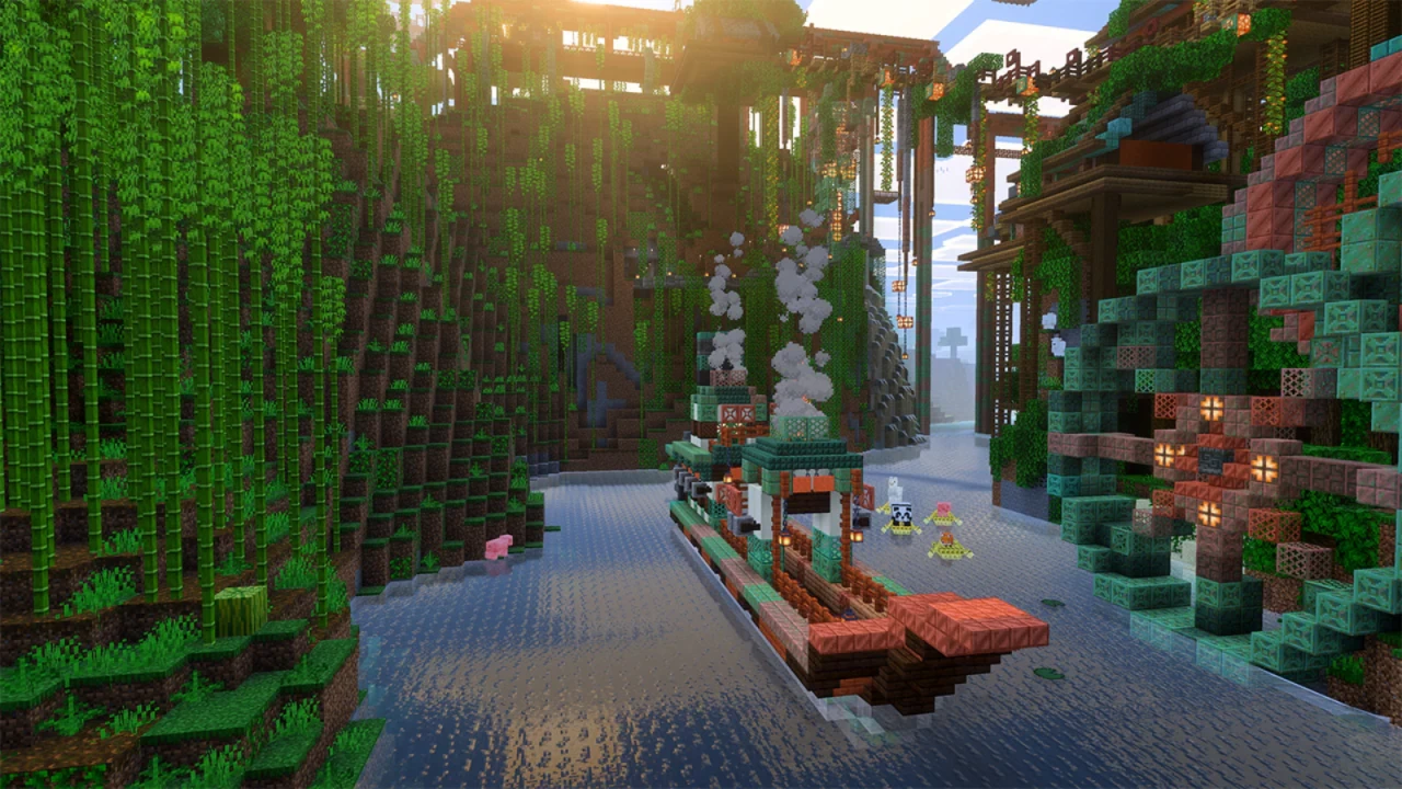 Minecraft with Vibrant Visuals update