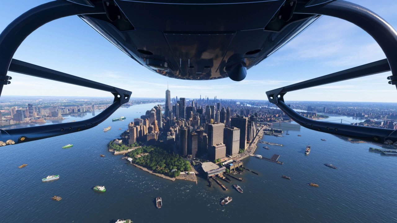 Изображение к статье: Полёт над обновлённой Америкой: Flight Simulator улучшает графику Нью-Йорка и других штатов - Игры на MSReview.net