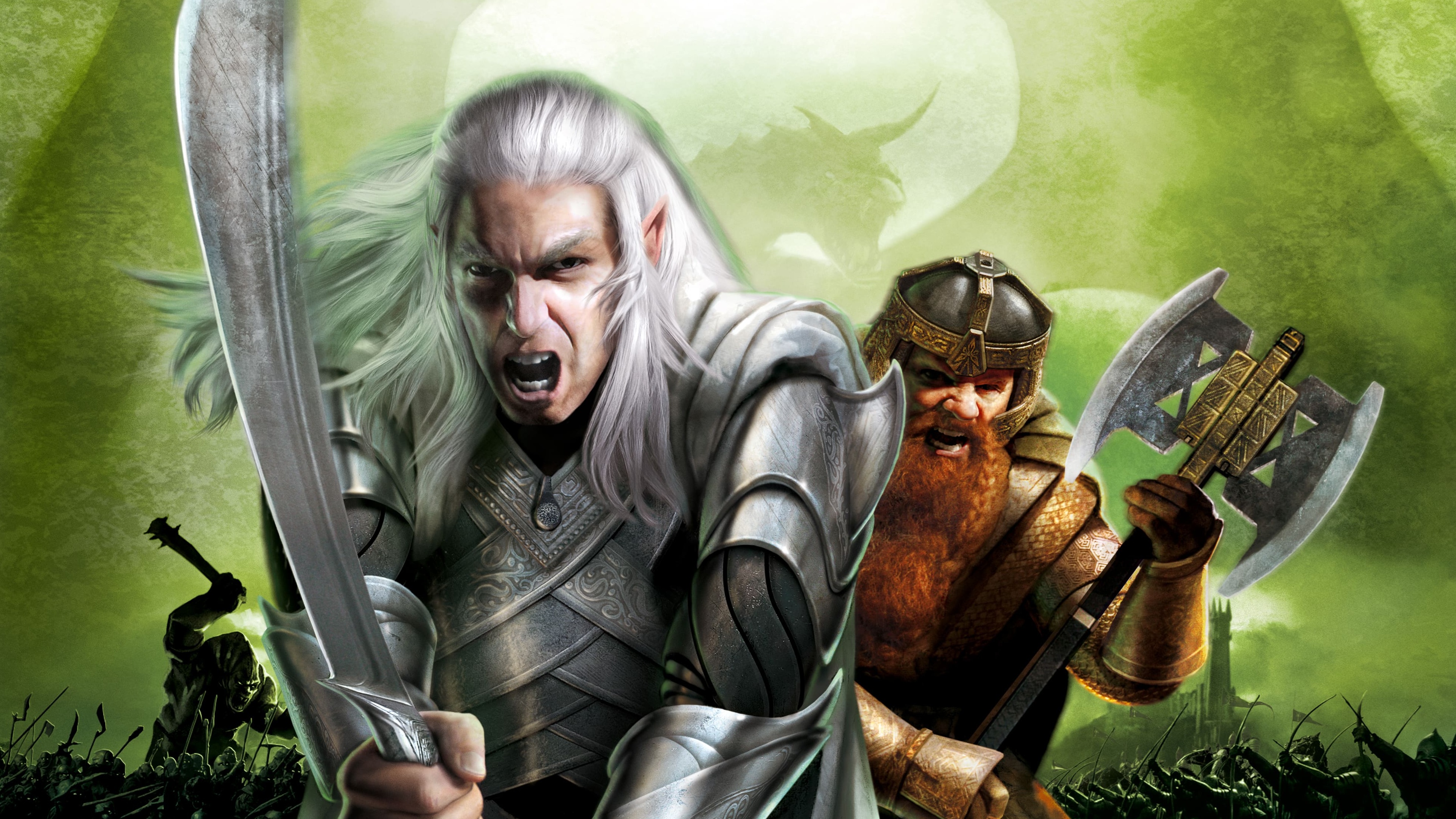 Key art for The Lord of the Rings: The Battle for Middle-earth 2