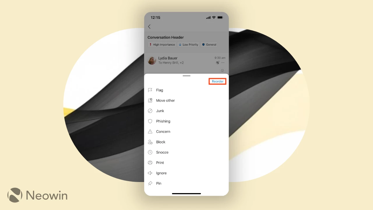 Изображение к статье: Персонализируйте свой Outlook: настраиваем панель действий в Android и iOS - Microsoft-365 на MSReview.net