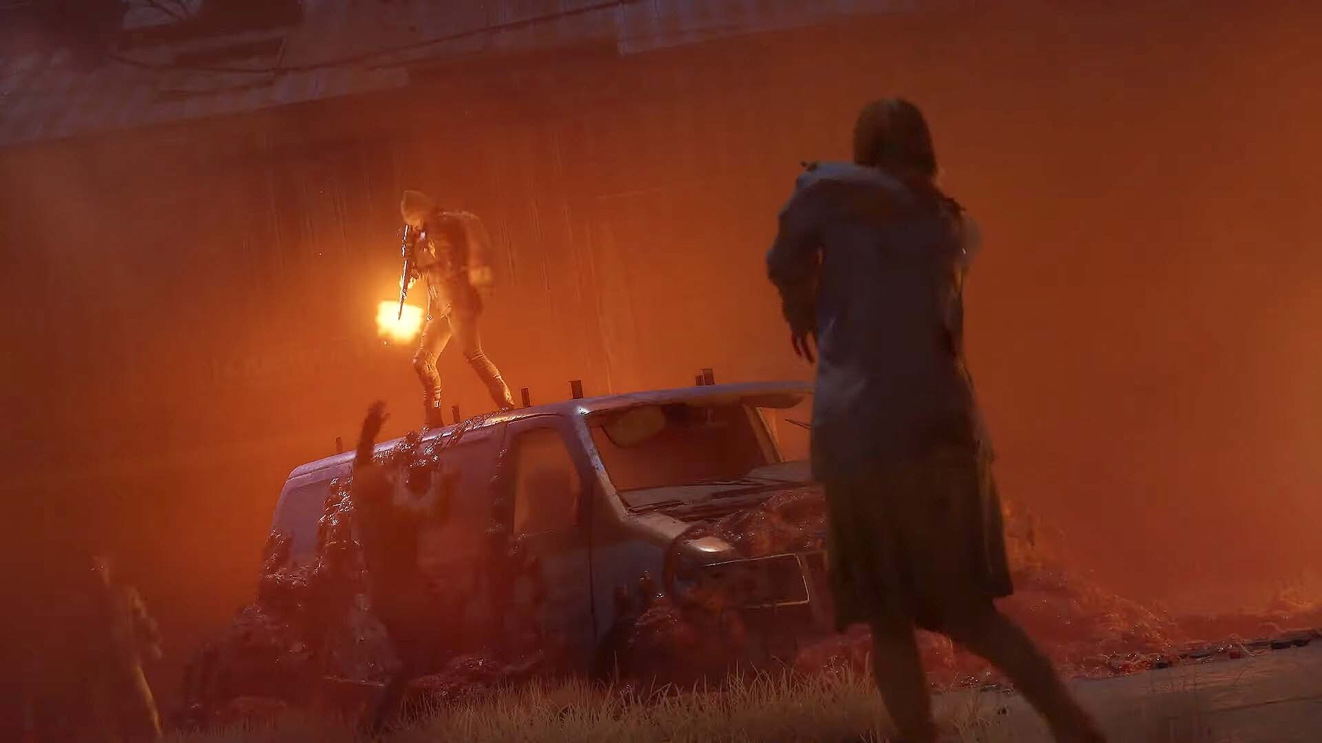 Screenshot of a State of Decya 3 trailer.