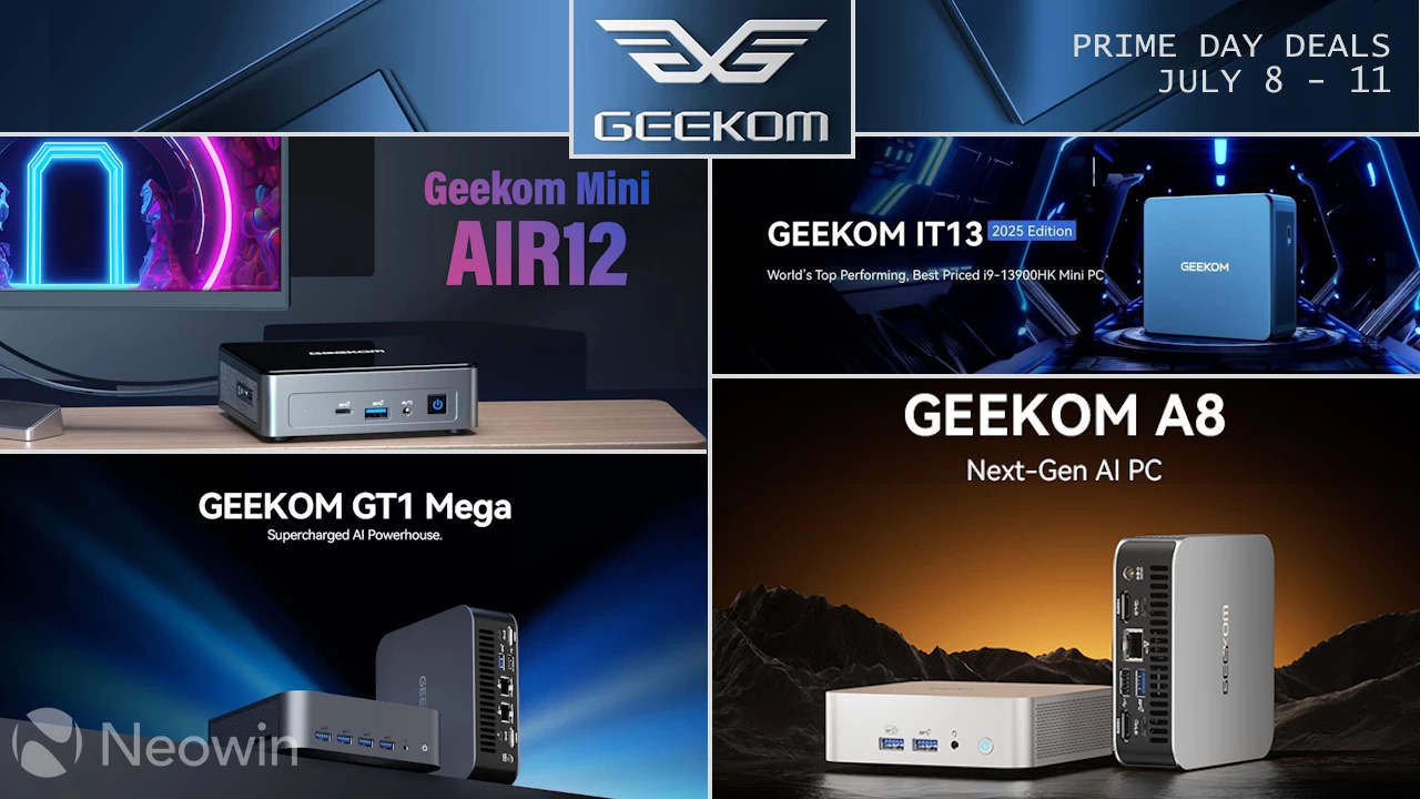 Изображение к статье: Компактные компьютеры Geekom стали доступнее: скидки до 24% на Prime Day! - Deals на MSReview.net