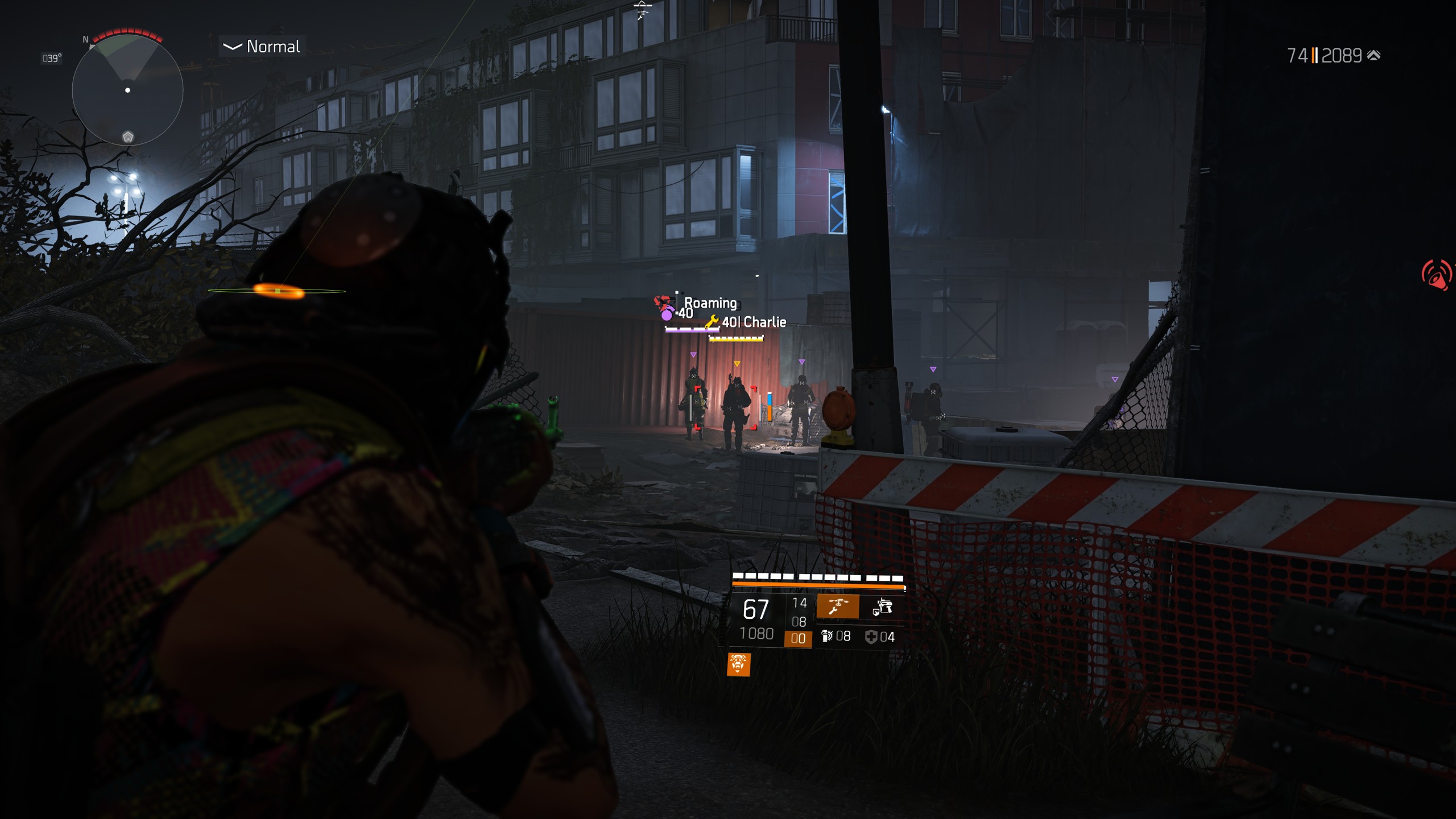 Именной враг Чарли в Danver's Network в The Division 2 Battle for Brooklyn.