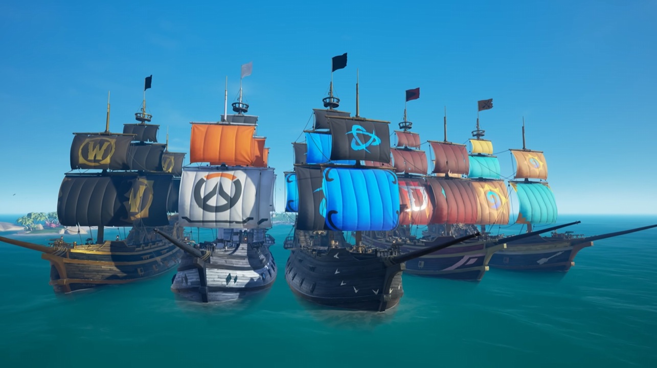 Sea of Thieves Blizzard Entertainment ships