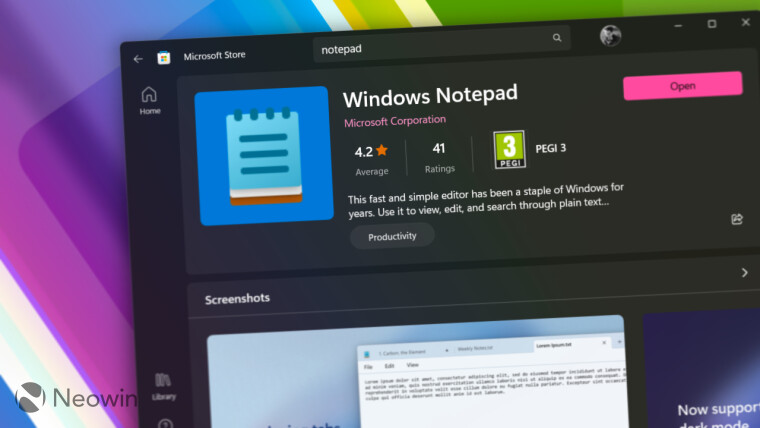 Изображение к статье: Notepad: от простого блокнота до рекламной площадки для Copilot? - Windows 11 на MSReview.net