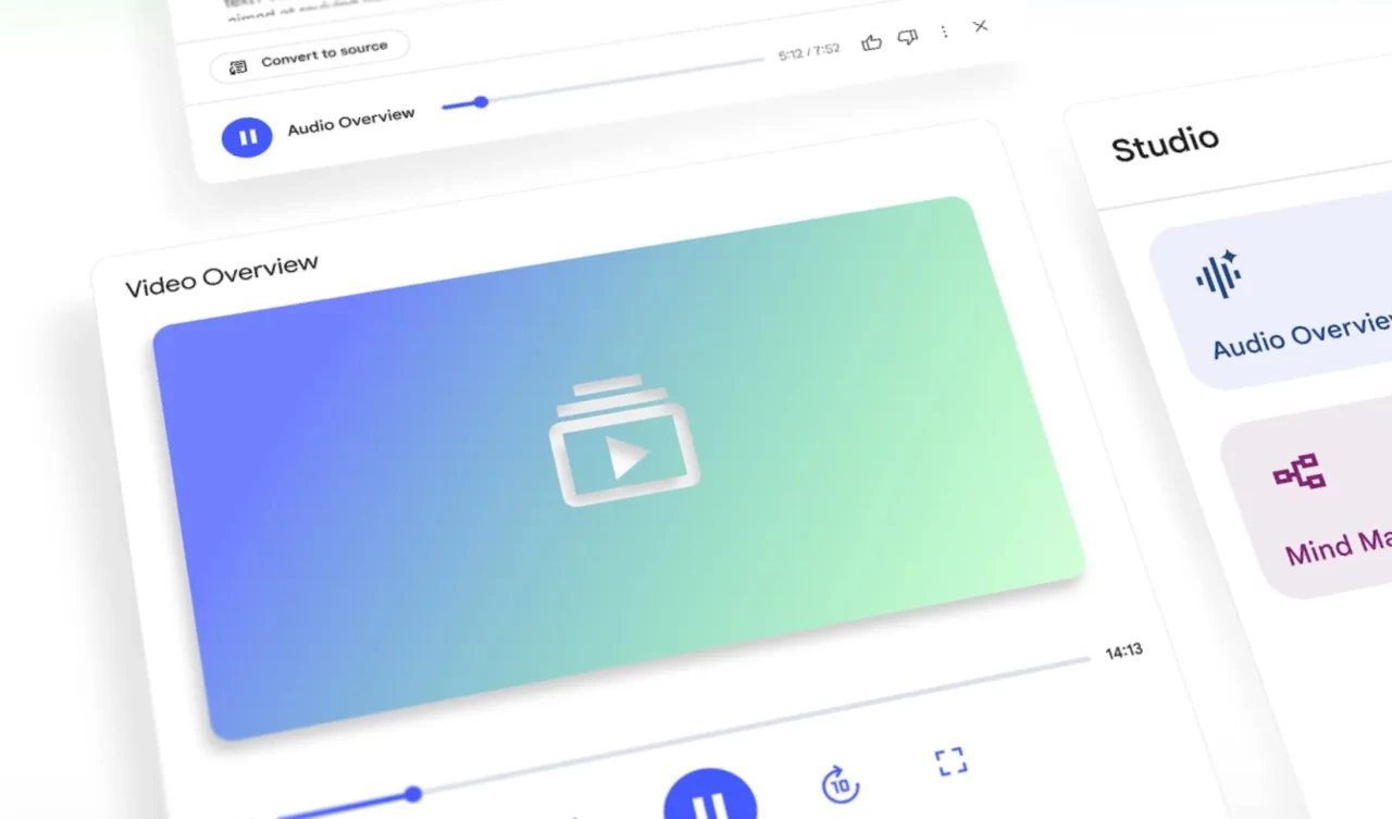 Изображение к статье: Как Google NotebookLM превращает ваши заметки в увлекательные видеообзоры - AI Технологии на MSReview.net