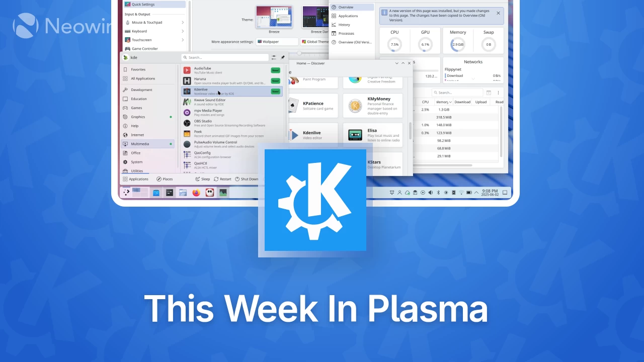 Изображение к статье: KDE Plasma 6.5: долгожданное автоматическое переключение тем и другие улучшения - Linux на MSReview.net