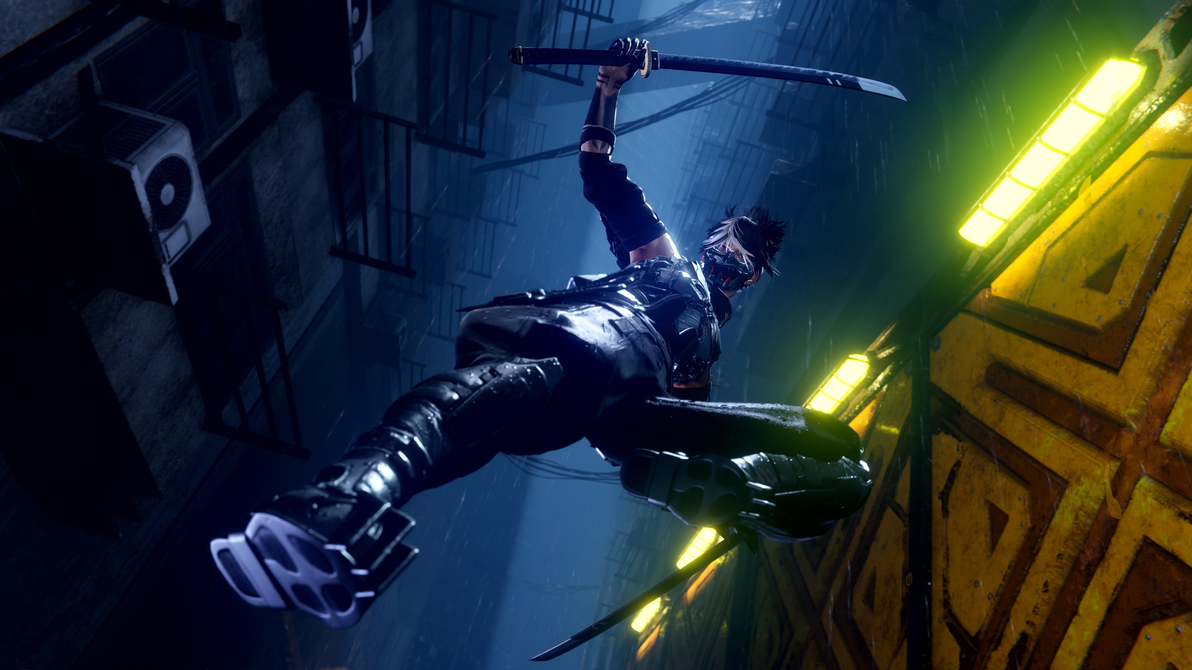 Yakumo jumping in Ninja Gaiden 4