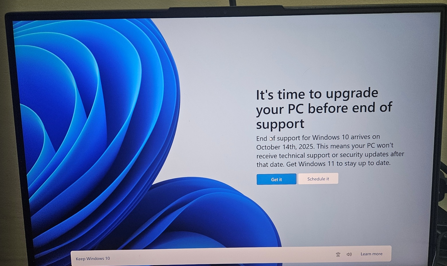 Изображение к статье: Windows 10 уходит на пенсию: Microsoft настойчиво призывает пользователей обновиться до Windows 11 - Windows-10-news на MSReview.net
