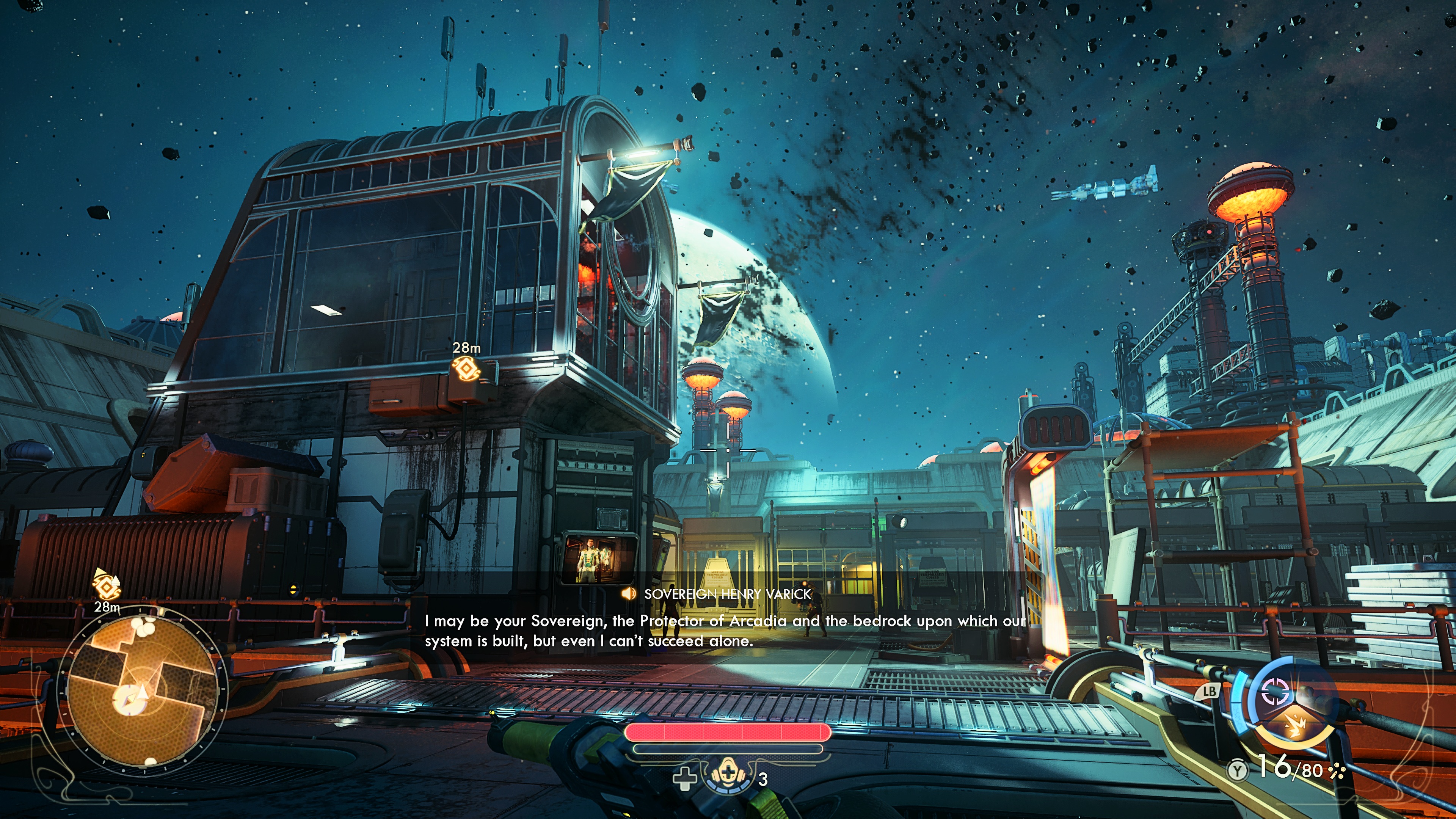 Скриншот The Outer Worlds 2 на Xbox Series X.