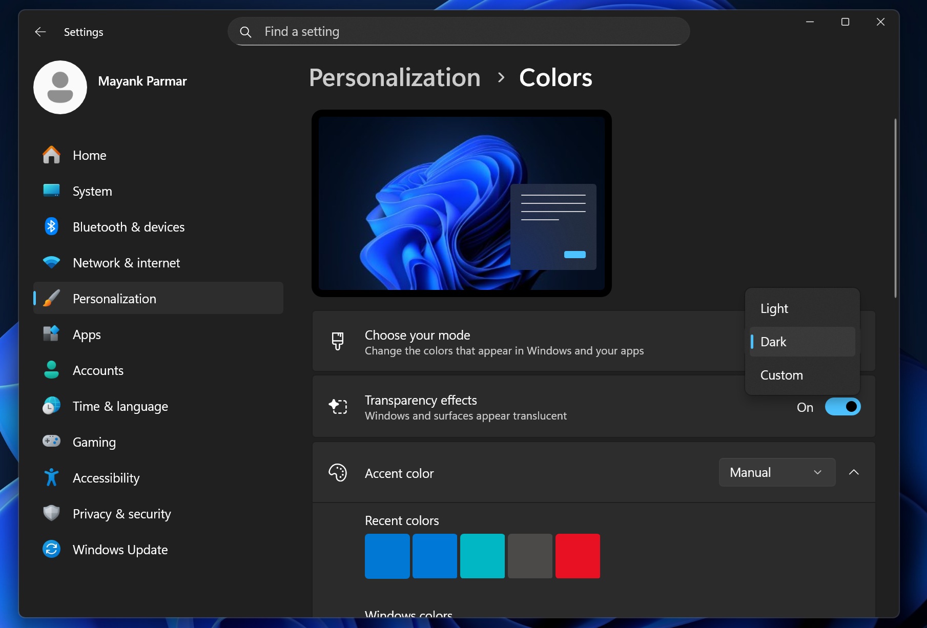 Изображение к статье: Тёмная тема по расписанию? Windows 11 может получить долгожданную функцию - Windows 11 на MSReview.net