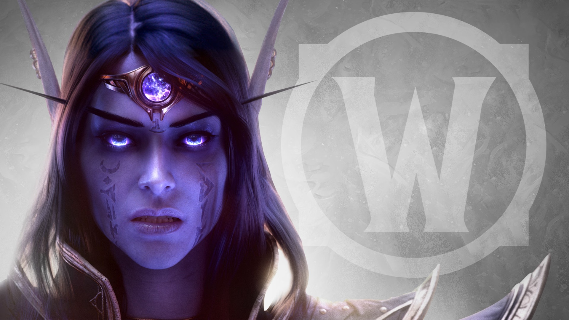Xal'atath from World of Warcraft: Midnight with a silver background