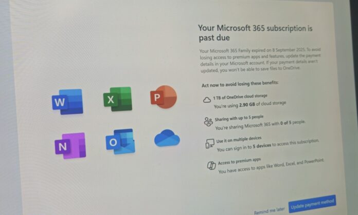 Изображение к статье: Windows 11 напомнит об окончании подписки Microsoft 365 полноэкранным уведомлением – удобно или навязчиво? - Windows 11 на MSReview.net