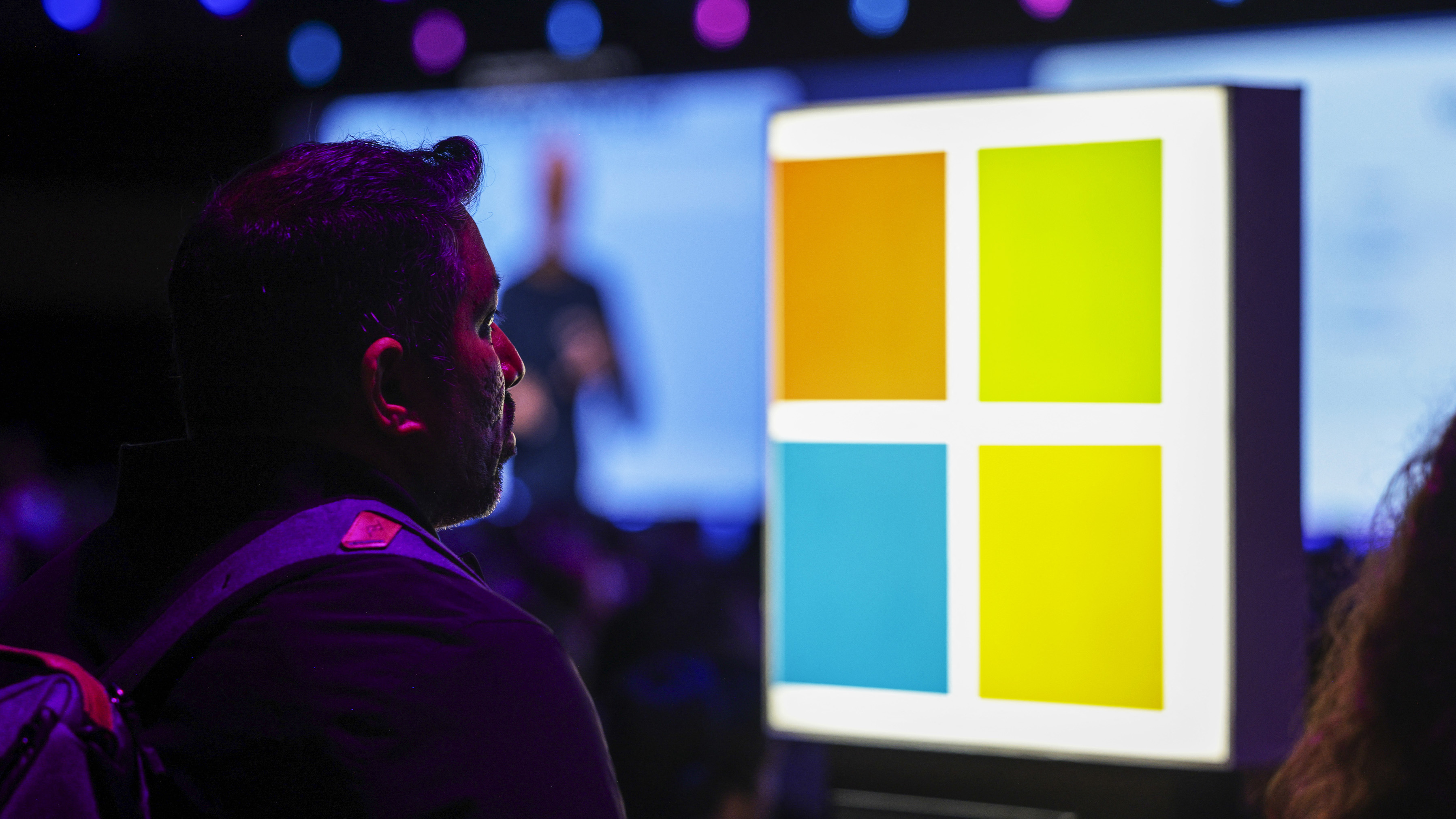 Председатель и генеральный директор Microsoft Сатья Наделла выступает на открытии конференции Microsoft Build в Сиэтле, штат Вашингтон, 19 мая 2025 года