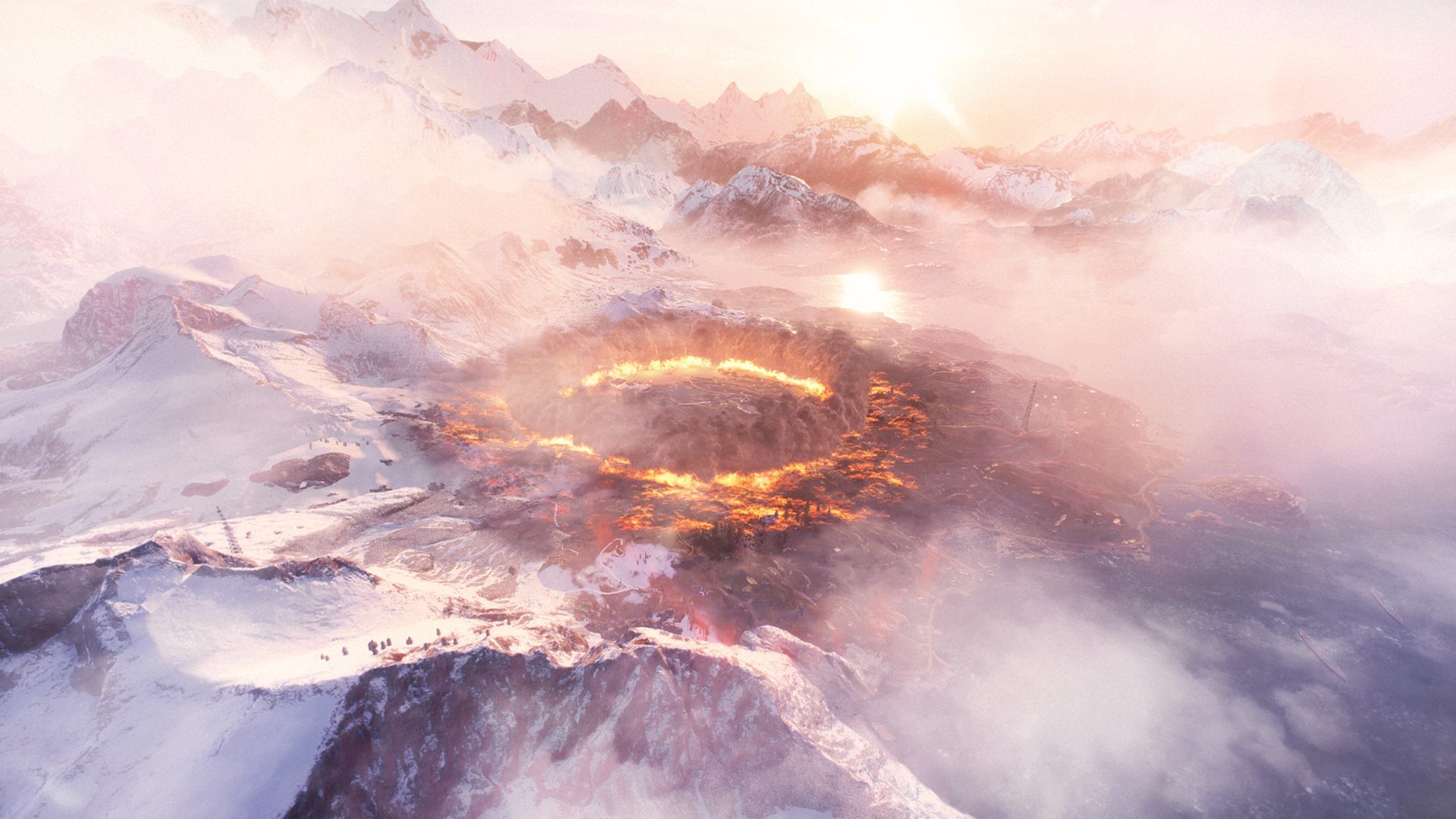Скриншот из королевской битвы Battlefield V