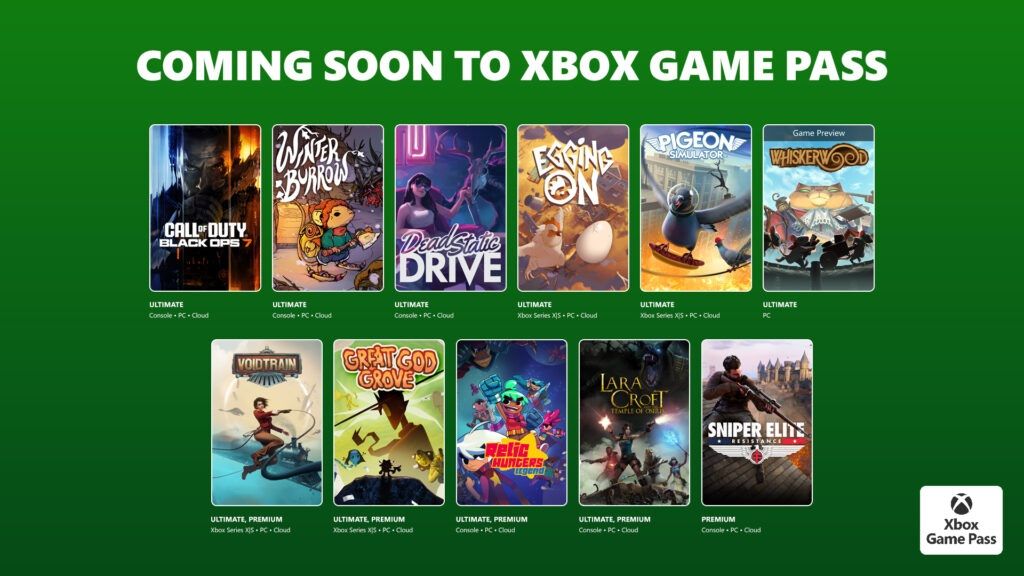 Изображение к статье: Какие игры появятся в Xbox Game Pass в ноябре 2025 года: Call of Duty: Black Ops 7 и другие - Xbox-game-pass на MSReview.net