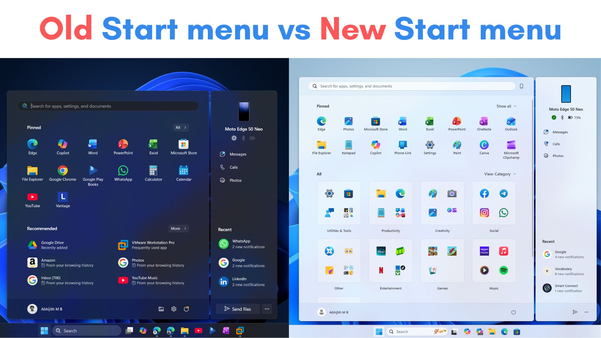 Изображение к статье: Ноябрьское обновление Windows 11: Меняем «Пуск», улучшаем индикатор батареи и исправляем баги! - Windows 11 на MSReview.net