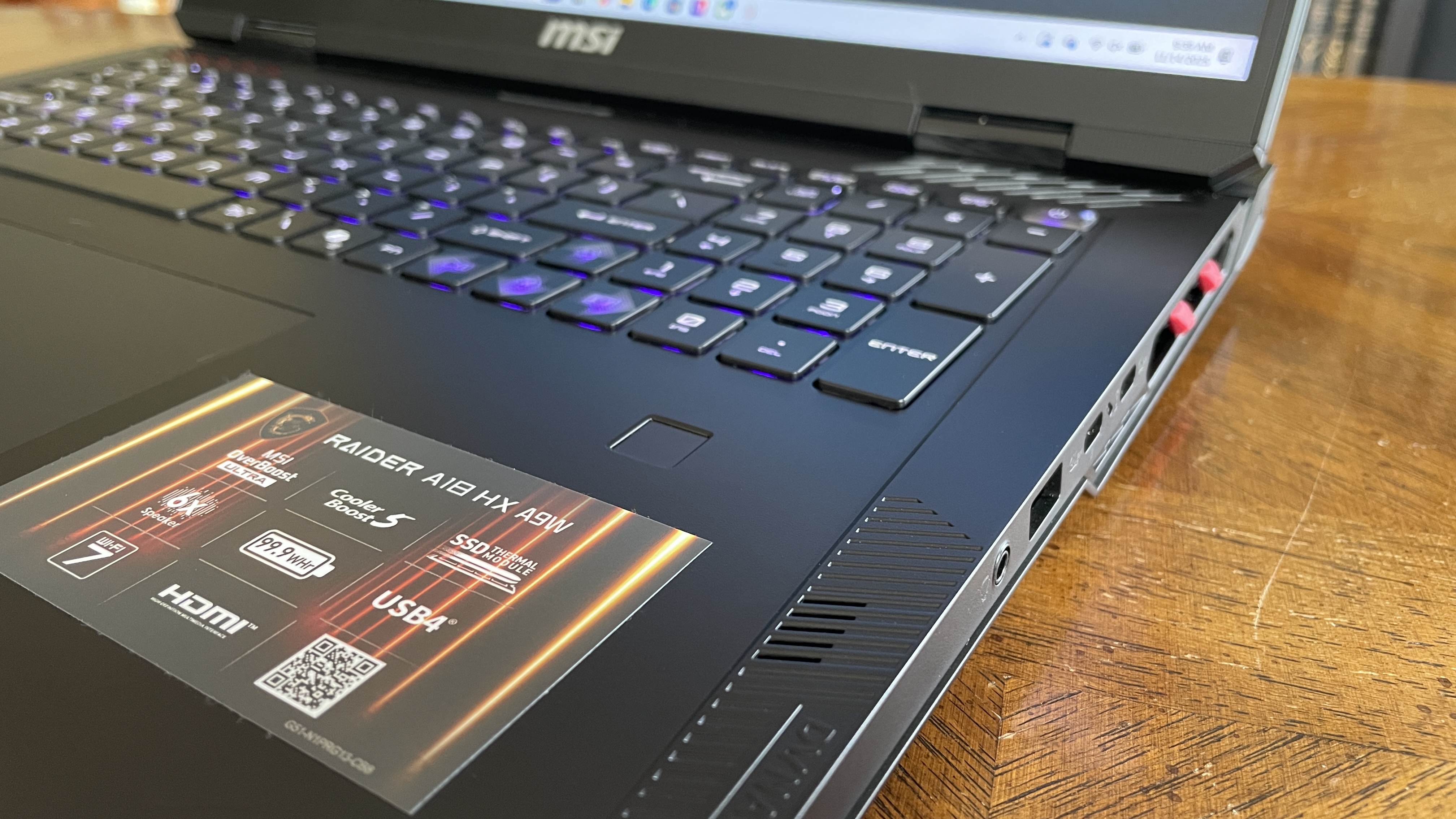 MSI Raider A18 HX