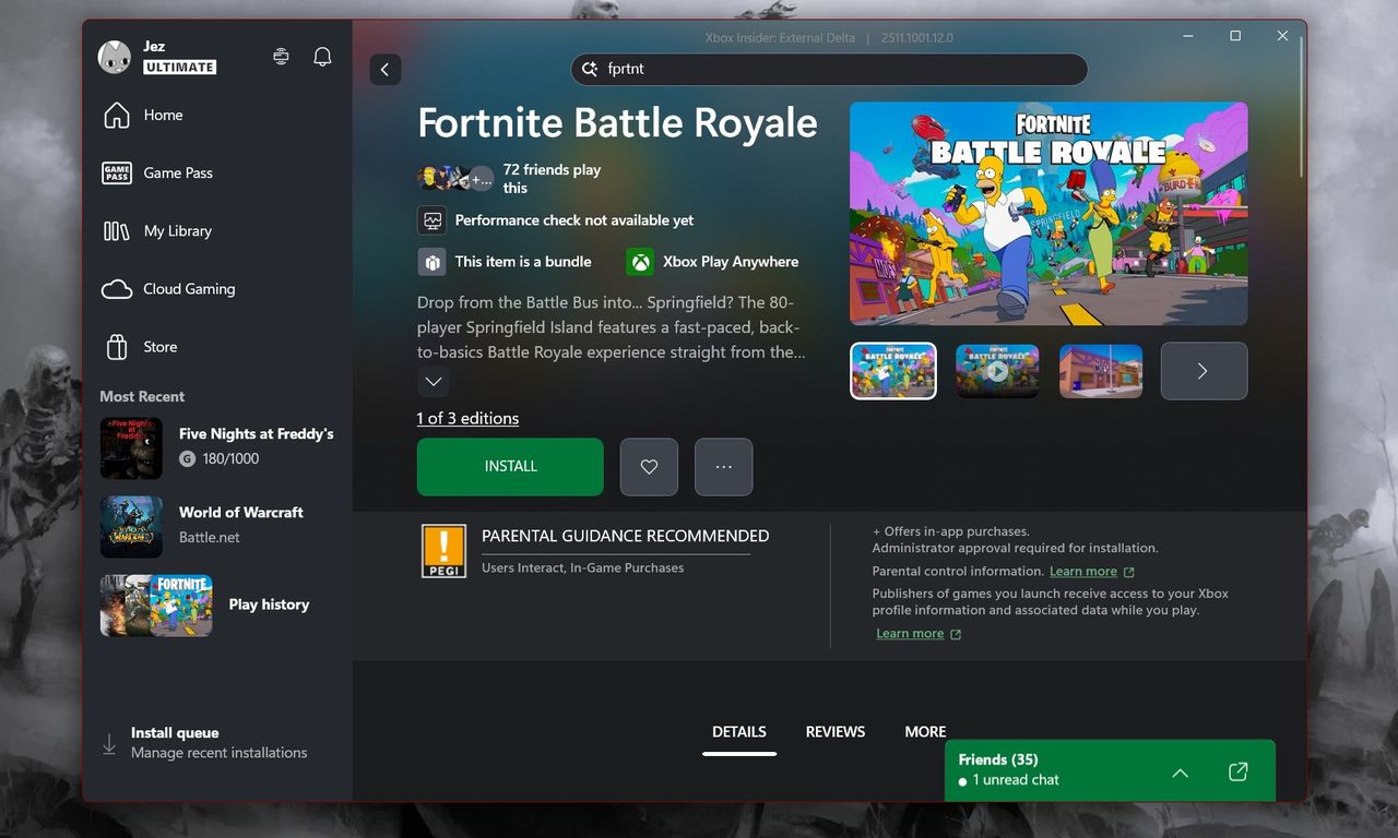 Изображение к статье: Fortnite на Xbox PC и Xbox Ally не запускается? Фикс уже в пути, а пока бонус к подписке! - Xbox_game_pass на MSReview.net