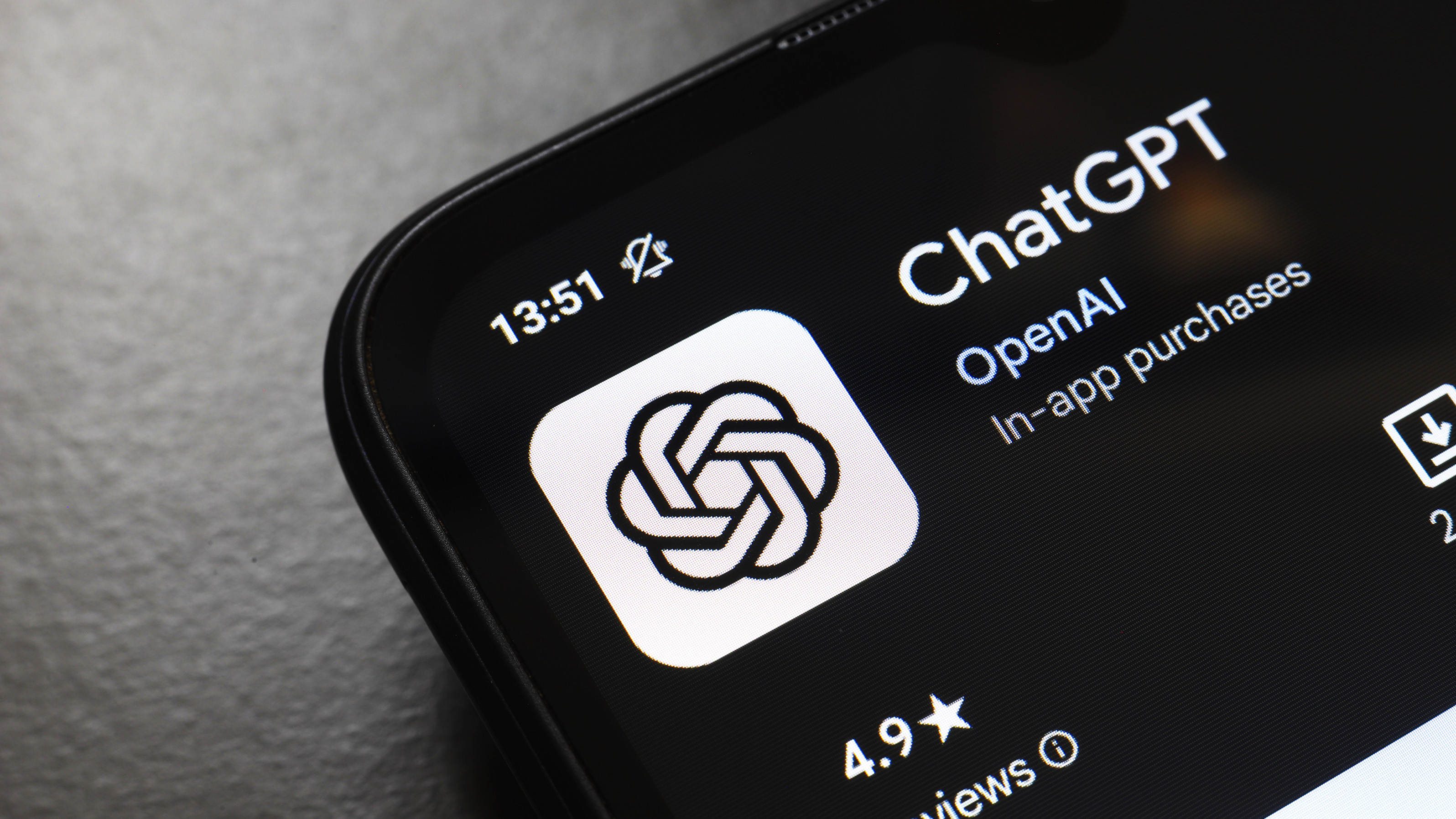 The ChatGPT app logo displays on the screen of a smartphone in Reno, United States, on November 21, 2024. (Photo by Jaque Silva/NurPhoto via Getty Images)