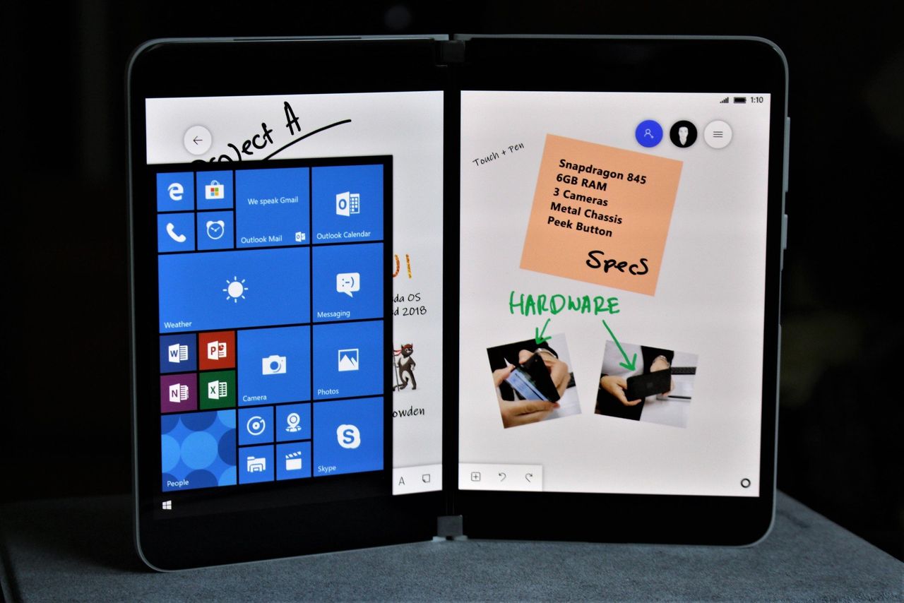 Изображение к статье: Windows Phone на двух экранах: билд Andromeda OS теперь работает на Surface Duo! - Windows Phone 8 на MSReview.net