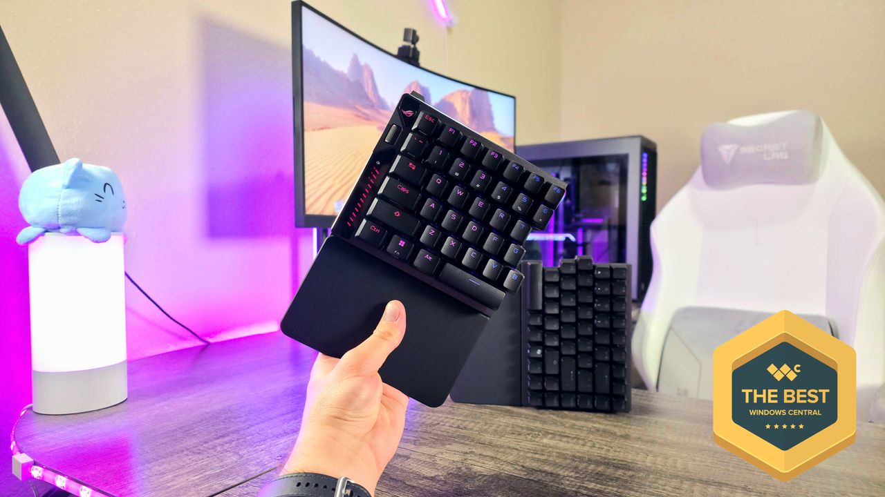 Изображение к статье: ASUS ROG Falcata: Разделенная пополам клавиатура за 420$ – стоит ли оно того? - Accessories на MSReview.net
