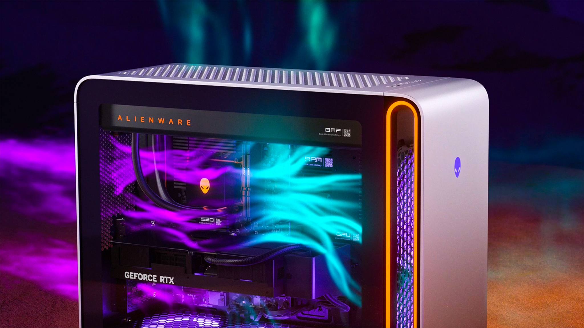 The Alienware Area-51 desktop with an AMD CPU.