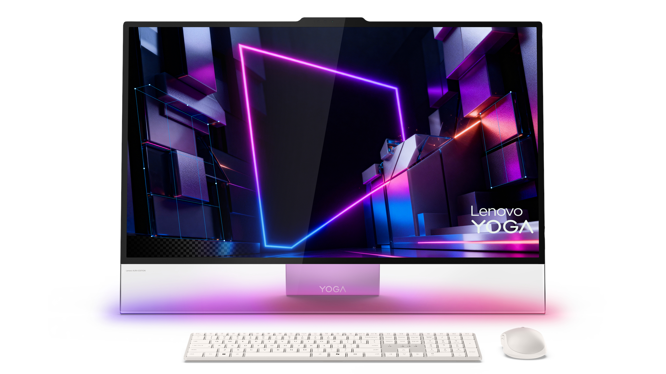 Lenovo Yoga AIO i Aura Edition вид спереди