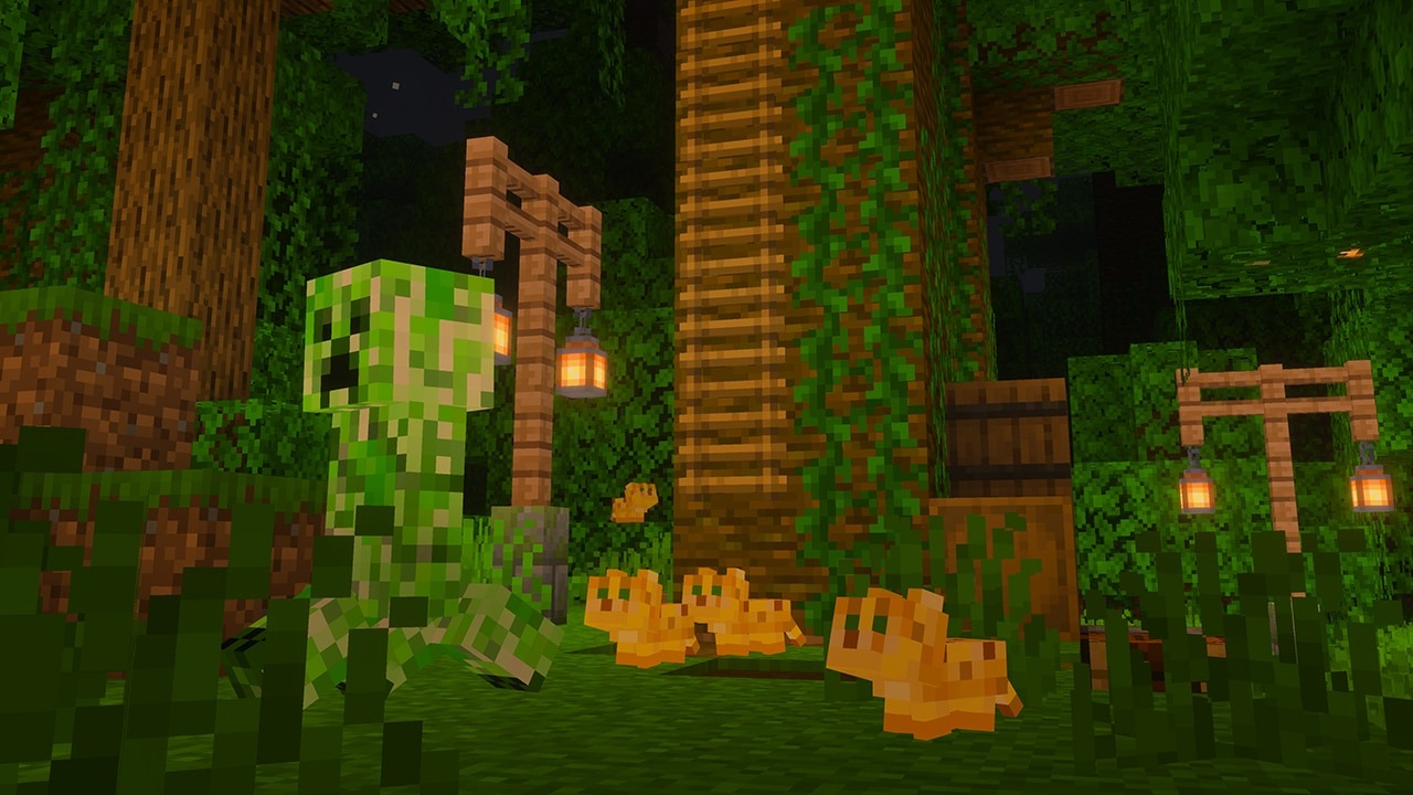 Скриншот весеннего игрового дропа Minecraft 2026.