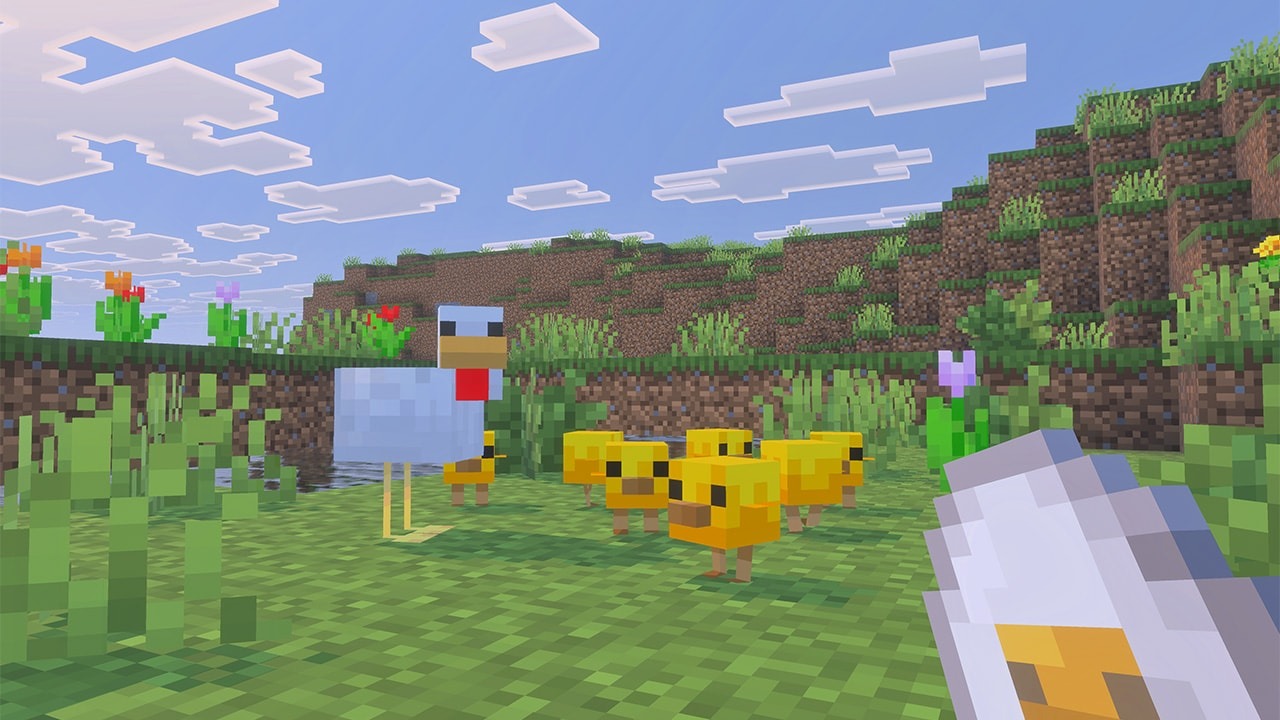 Скриншот весеннего игрового дропа Minecraft 2026.
