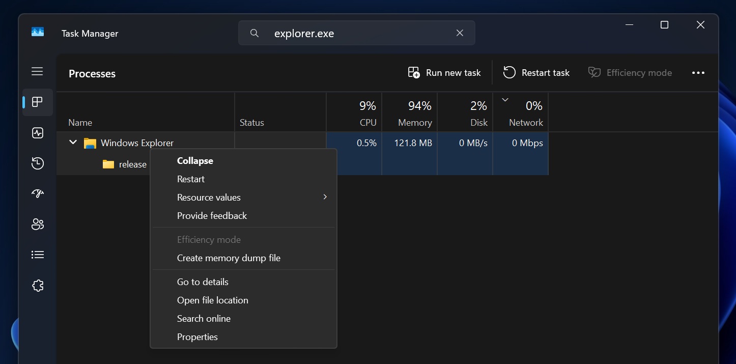 Изображение к статье: Microsoft сообщает, что последняя проблема в Windows 11 приводит к сбою explorer.exe и исчезновению панели задач, но исправление уже доступно - Windows_11 на MSReview.net