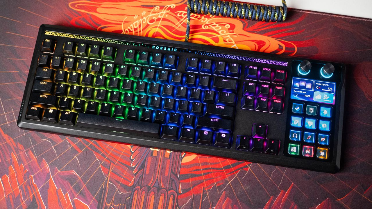 Изображение к статье: Corsair Galleon 100: Механическая клавиатура с встроенным Stream Deck — реально круто! 🚀 - Железо на MSReview.net