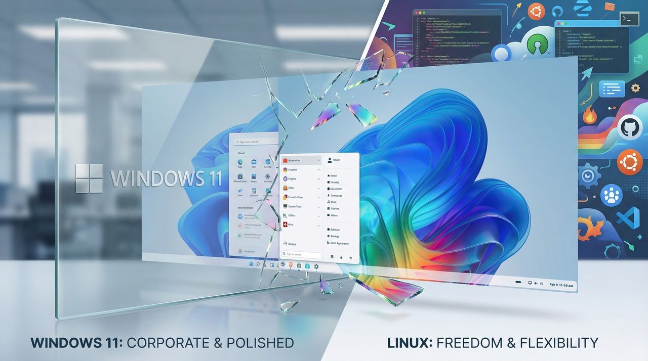 Изображение к статье: Почему Linux — это топ, а Windows 11 — так себе: 5 весомых причин - Linux на MSReview.net