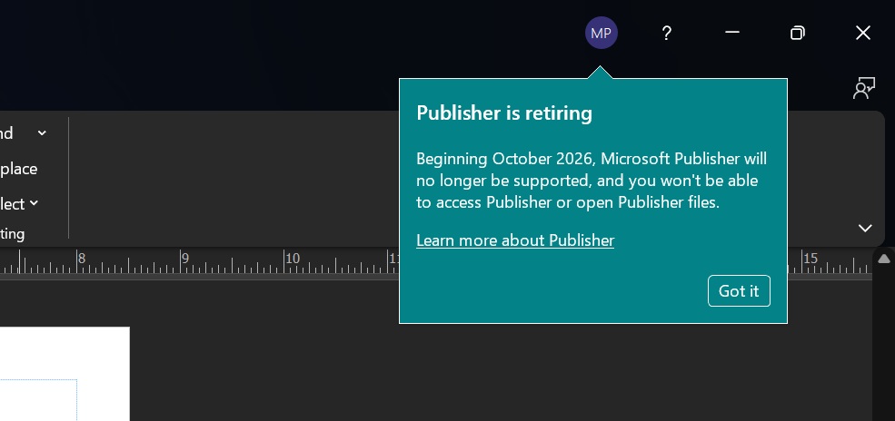 Изображение к статье: Microsoft Publisher закрывается: что делать, чтобы не потерять все файлы? - Microsoft на MSReview.net