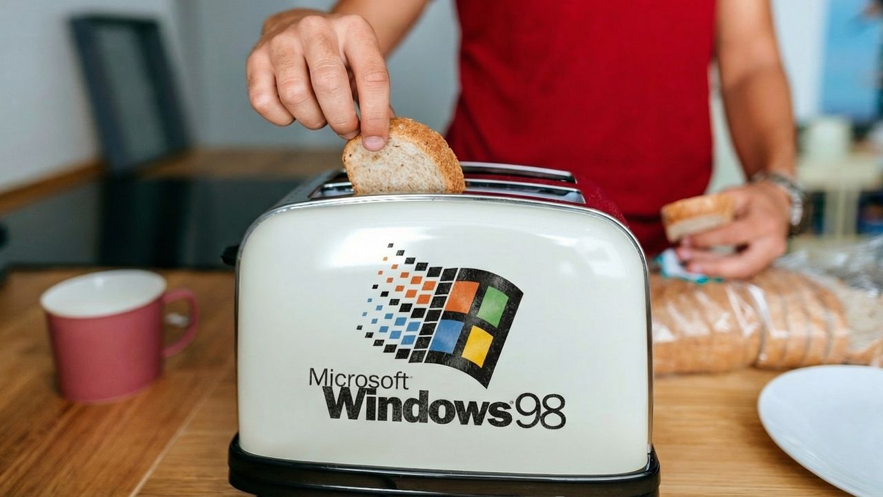 Изображение к статье: Windows 98 теперь работает... в тостере! 🤯 - Windows-95 на MSReview.net