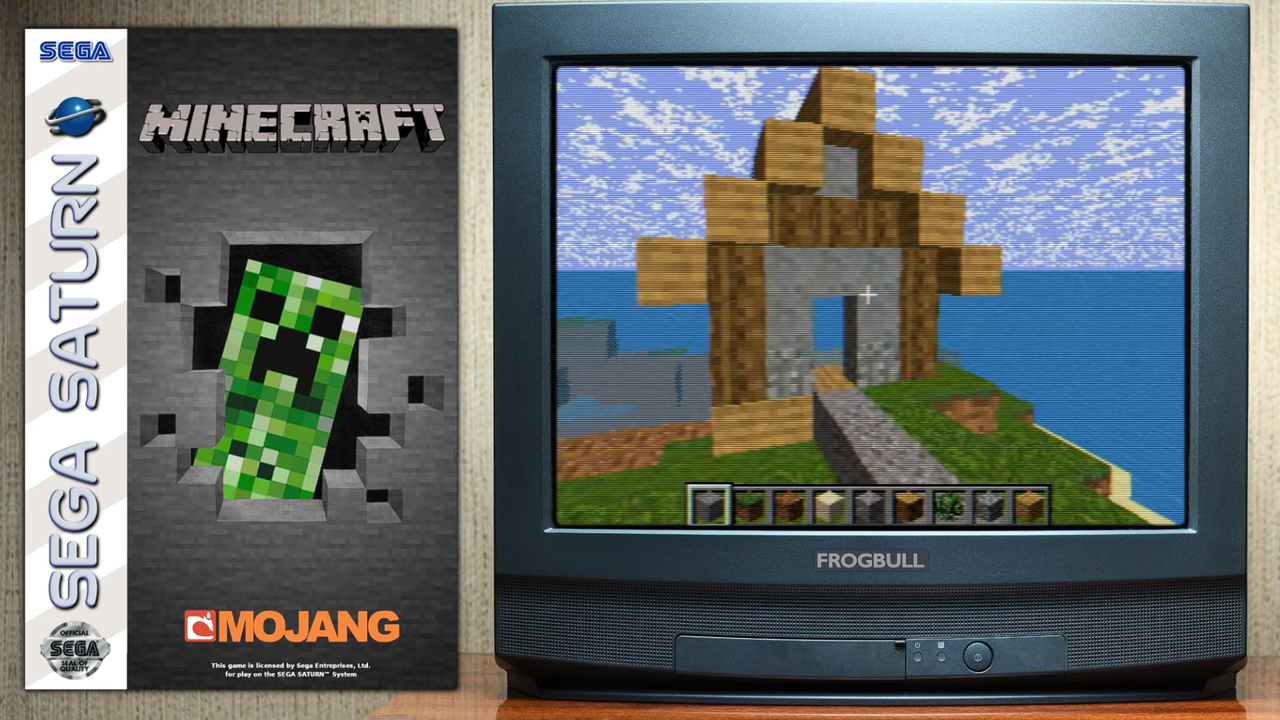 Изображение к статье: Minecraft на Sega Saturn? Легко! Энтузиаст добился невозможного! - Игры на MSReview.net