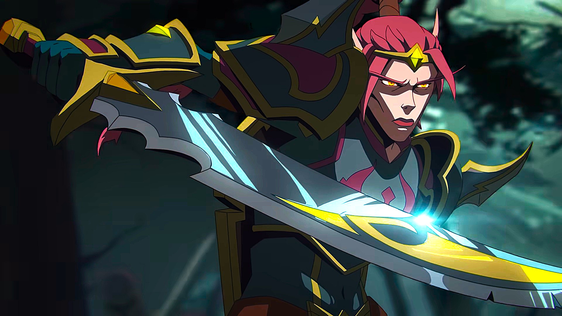 Liadrin preparing to fight the Scarlet Crusade