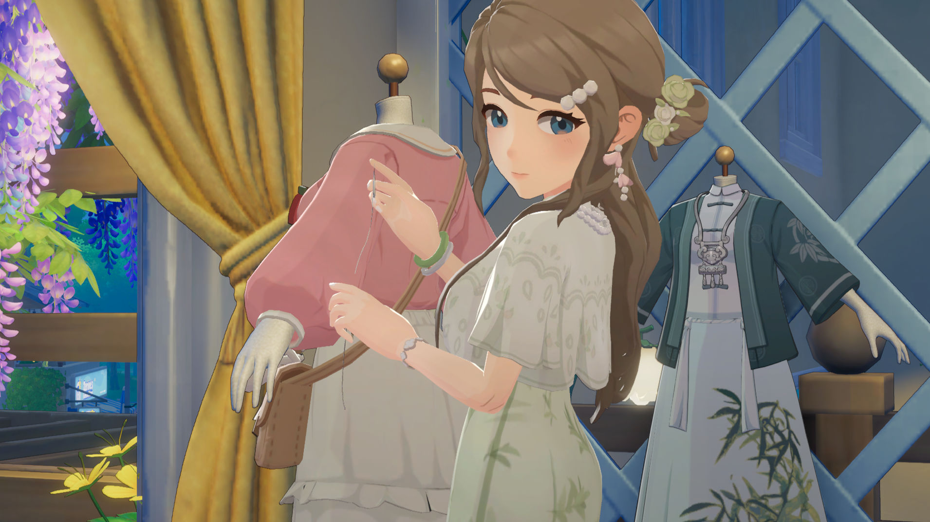 There are limited options for clothing in the beginning, but more creative styles can be unlocked through play.