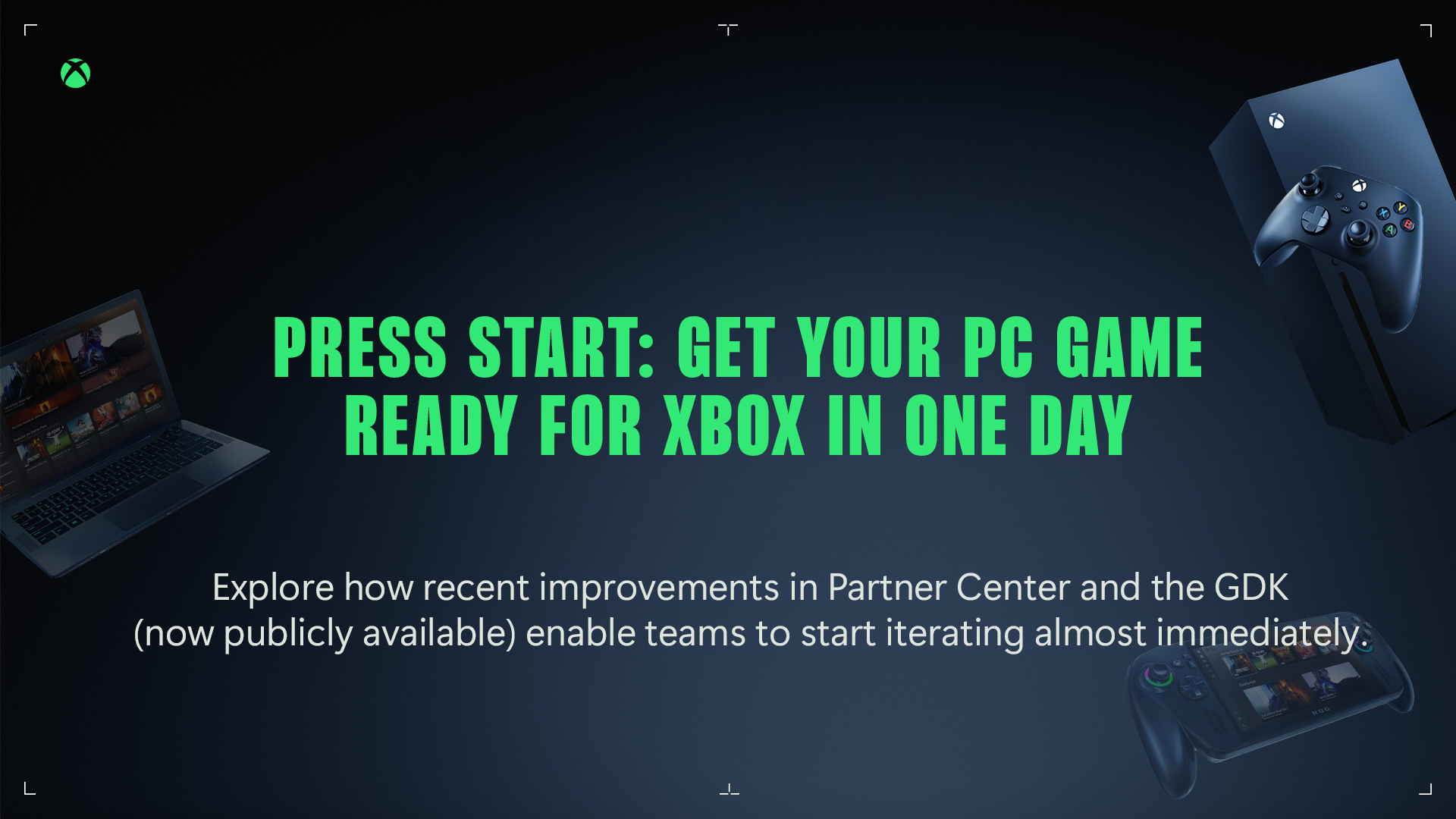 Xbox GDK documentation