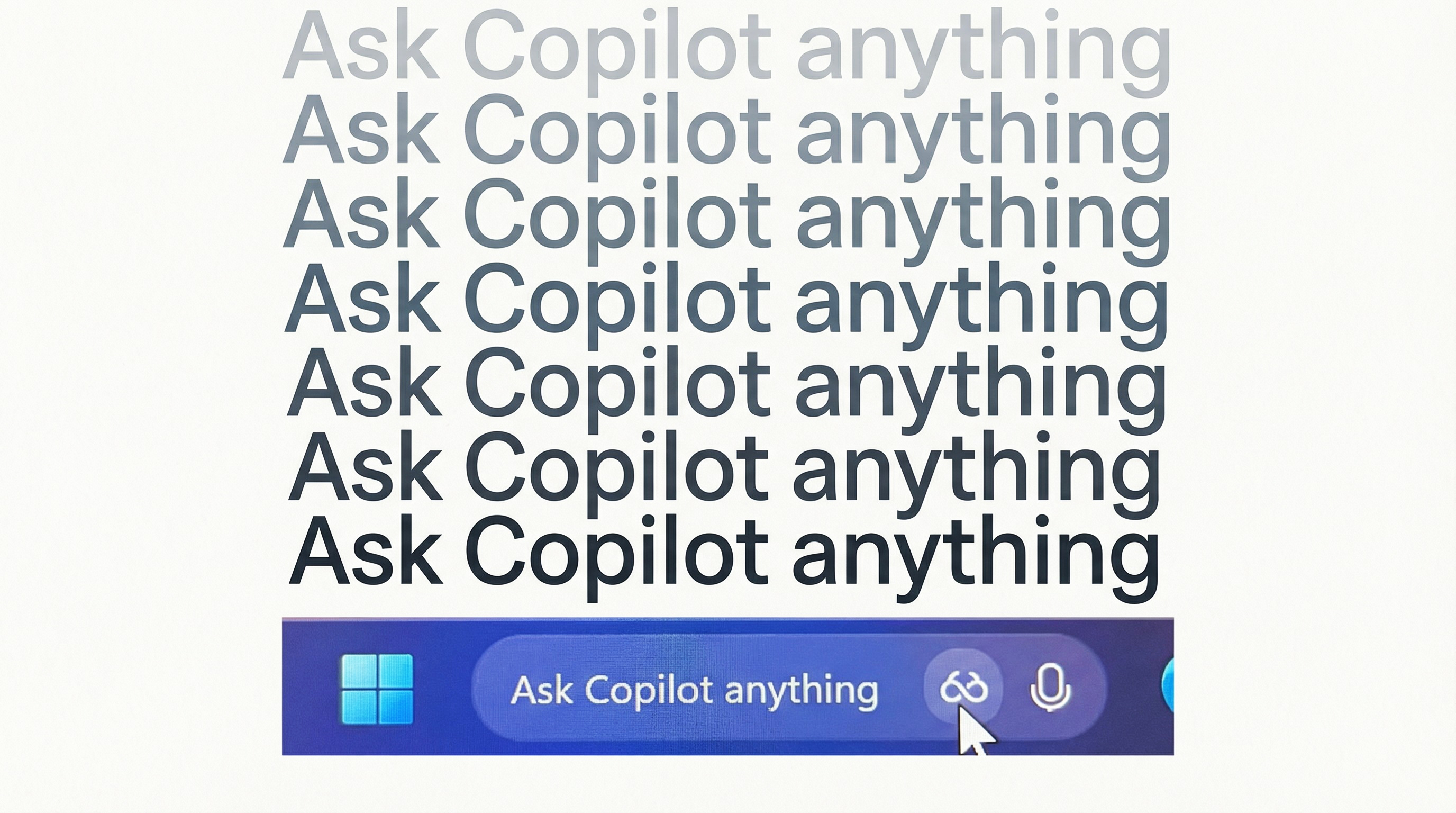 Изображение, показывающее Microsoft Copilot и панель задач Windows 11