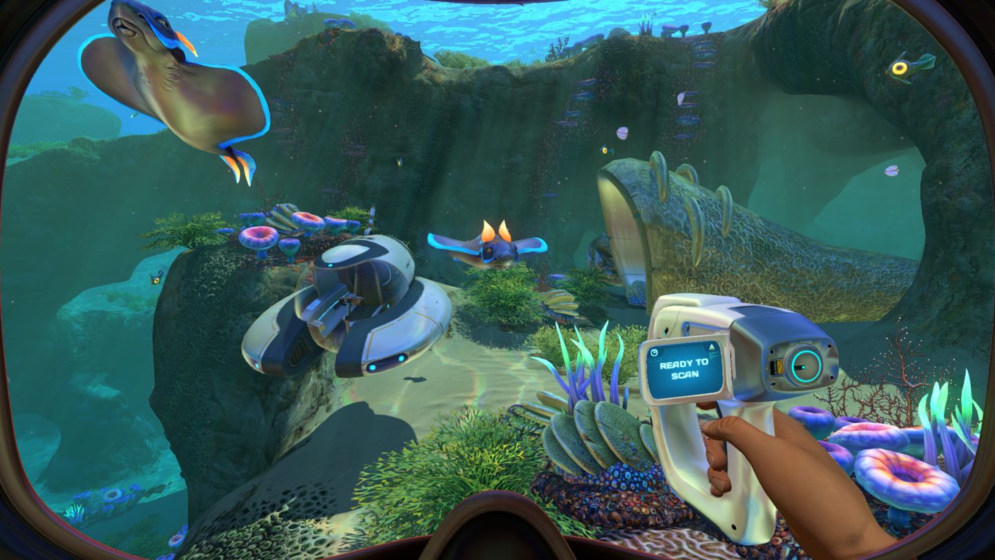 An official screenshot of Subnautica 2.