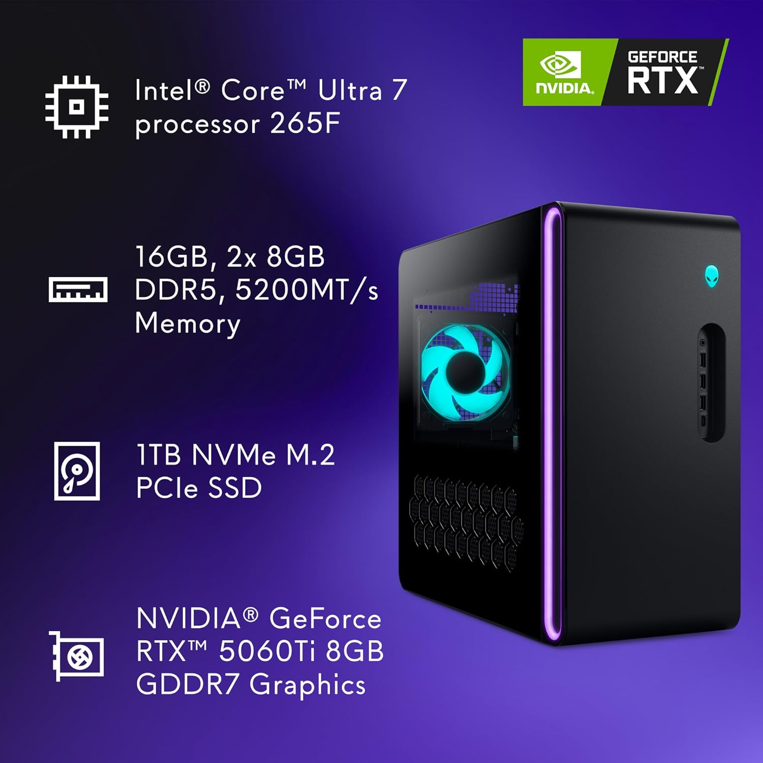 Alienware Aurora Gaming Desktop specs